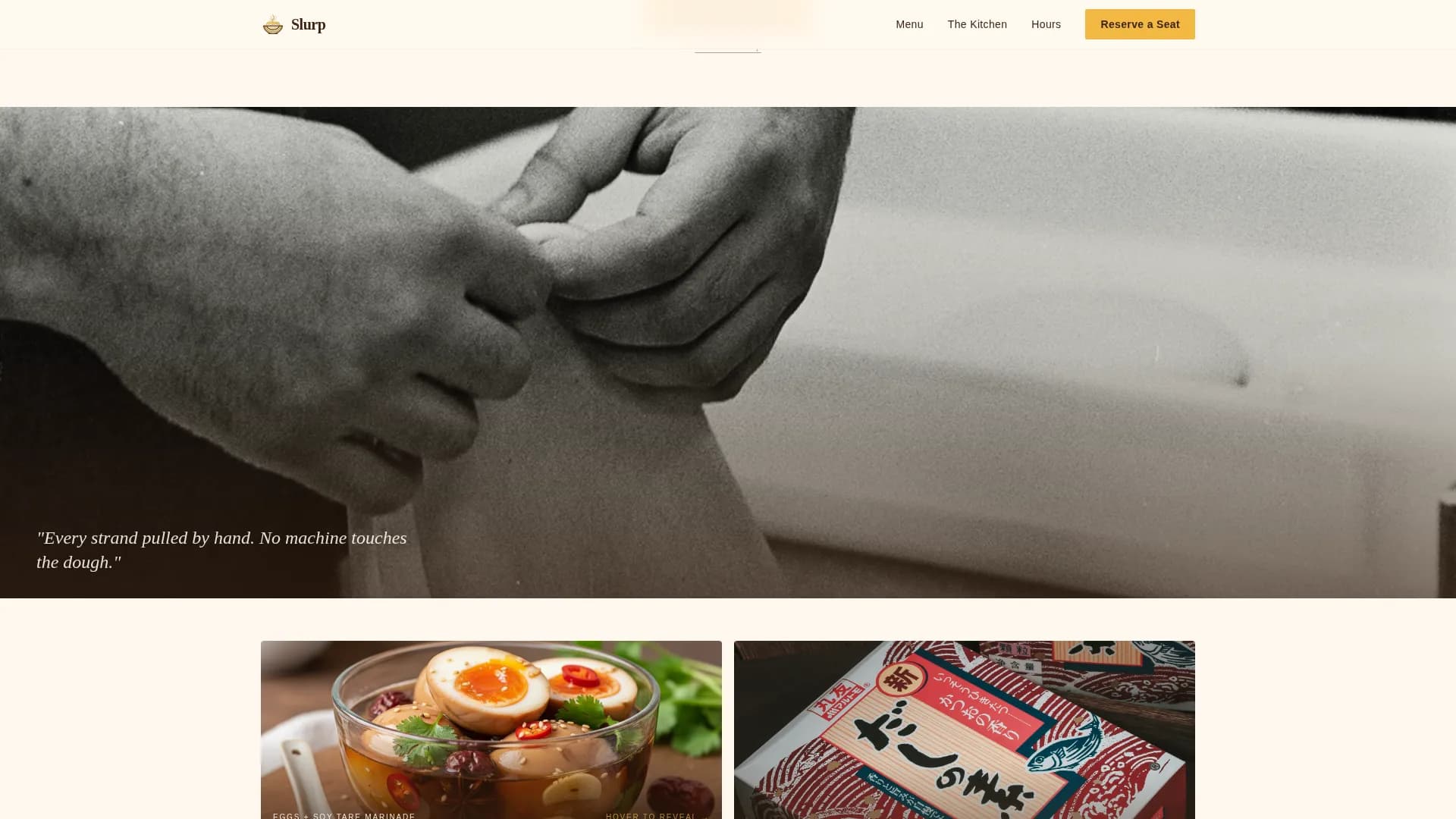 Regional & Specialty Restaurant Appointment Booking Website Template