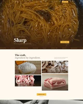 Regional & Specialty Restaurant Appointment Booking Website Template