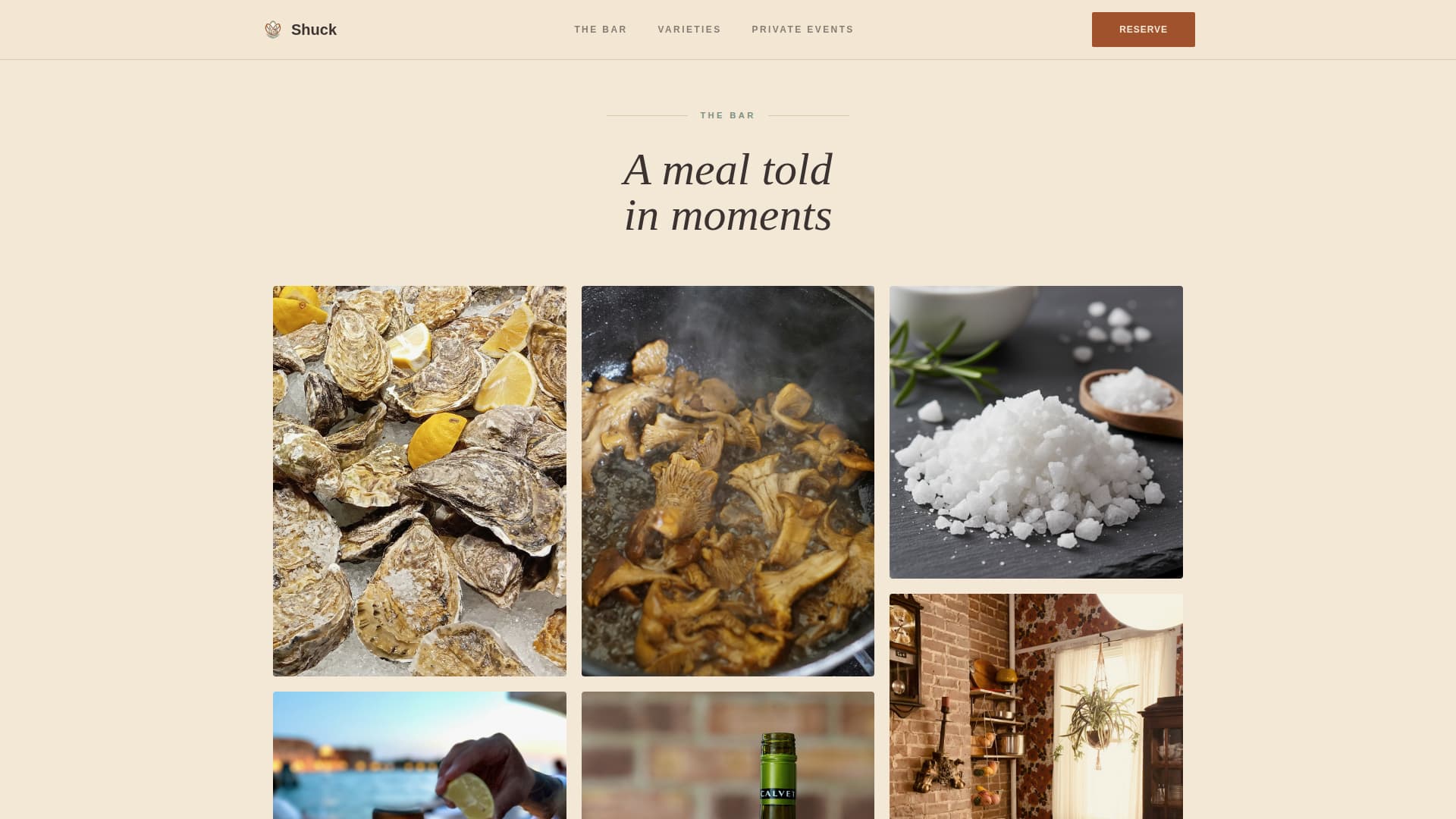 Meat & Seafood Blog & Content Website Template