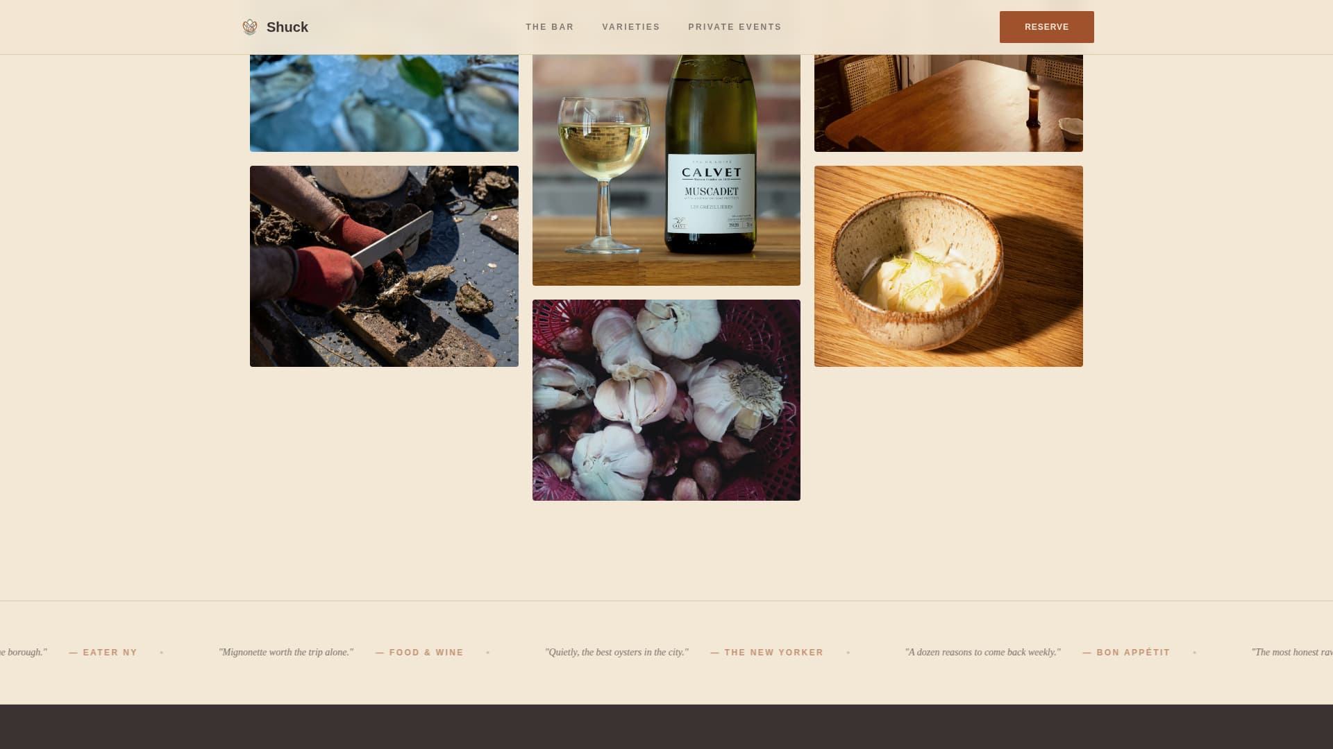 Meat & Seafood Blog & Content Website Template
