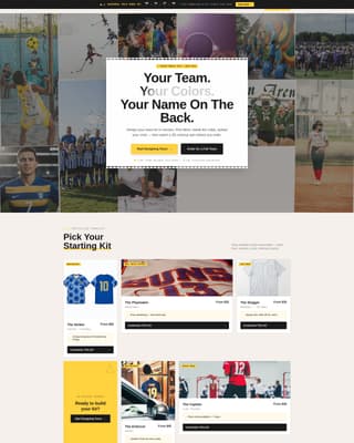 Niche & Artisan Products Professional Website Template