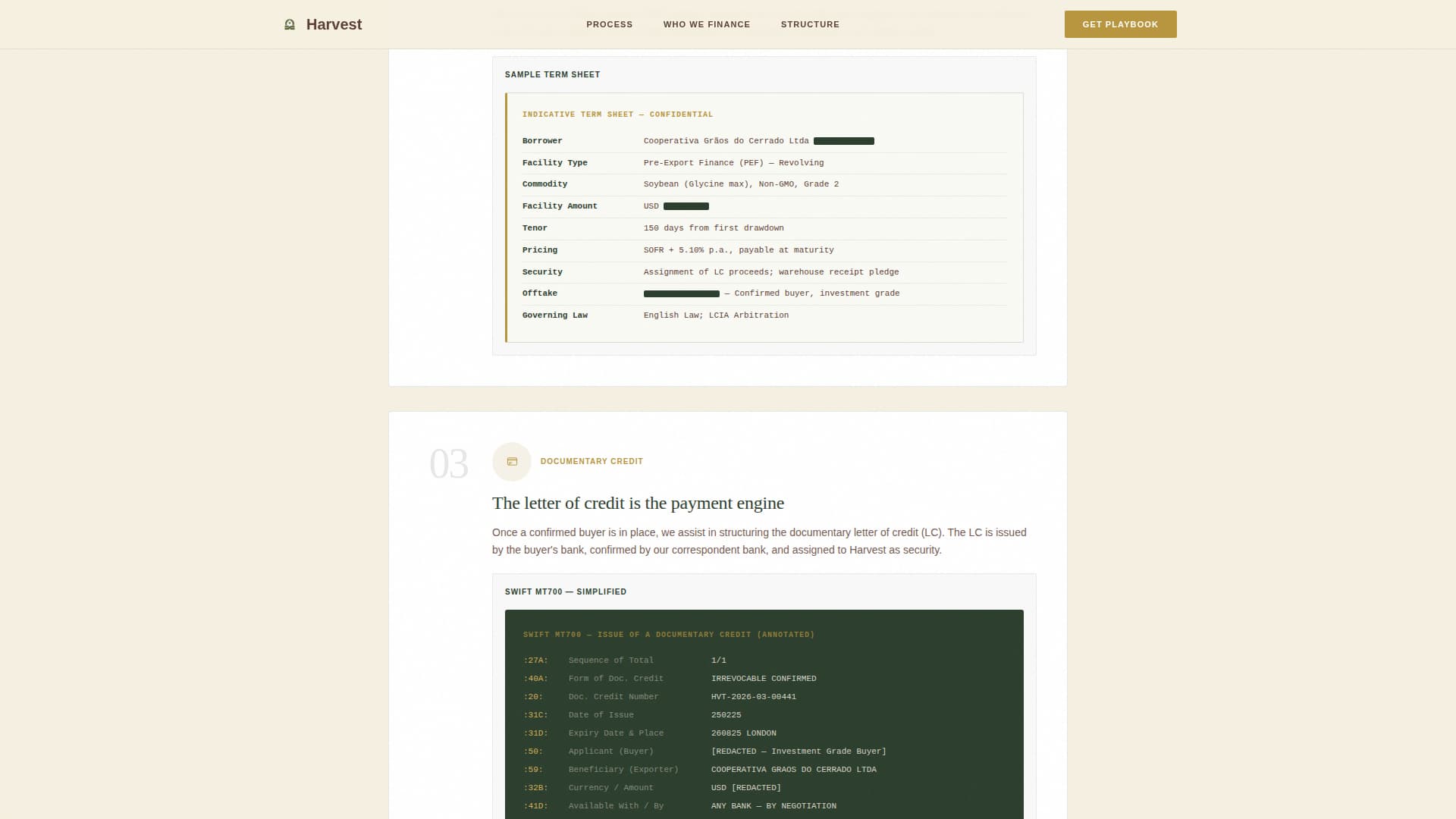 Harvest — Authoritative Farm To Table Landing Page Template