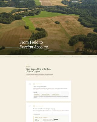 Harvest — Authoritative Farm To Table Landing Page Template