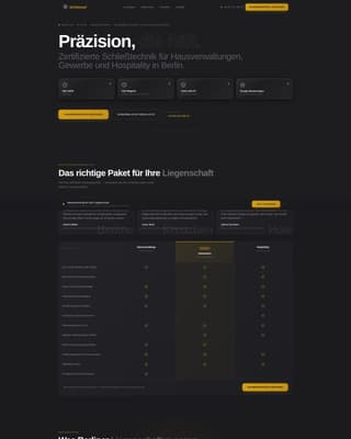 Unlock — Precision Security Services Landing Page Template