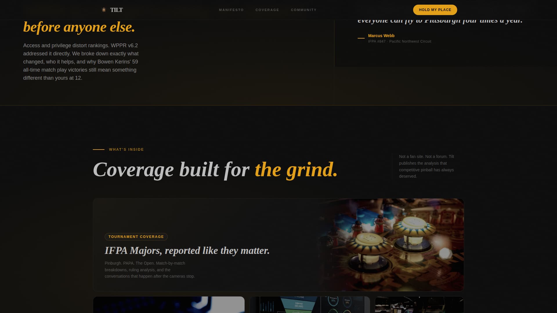Hobby & Passion Content Pre-Launch & Coming Soon Website Template