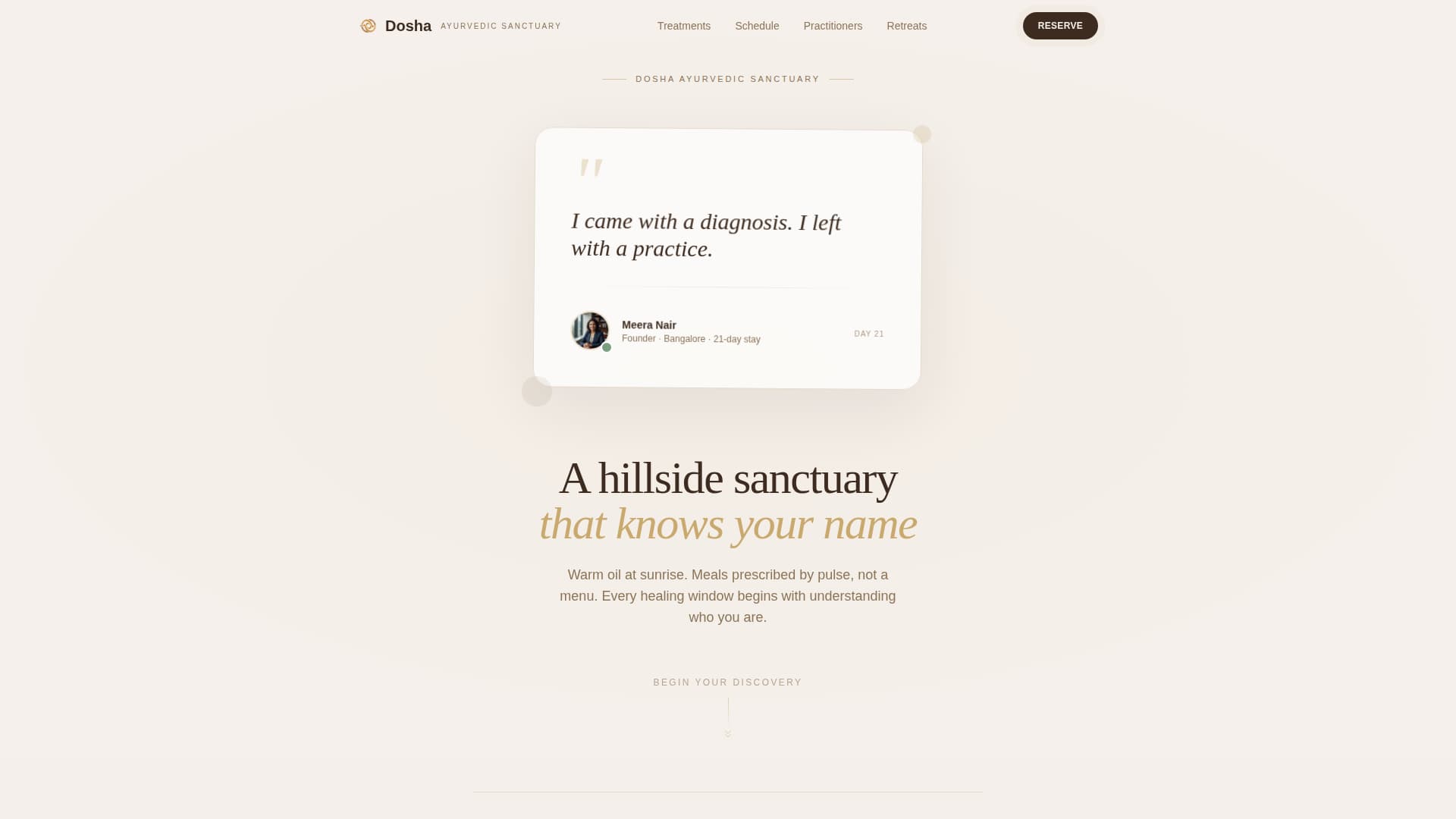 Wellness Retreat & Resort Booking Website Template