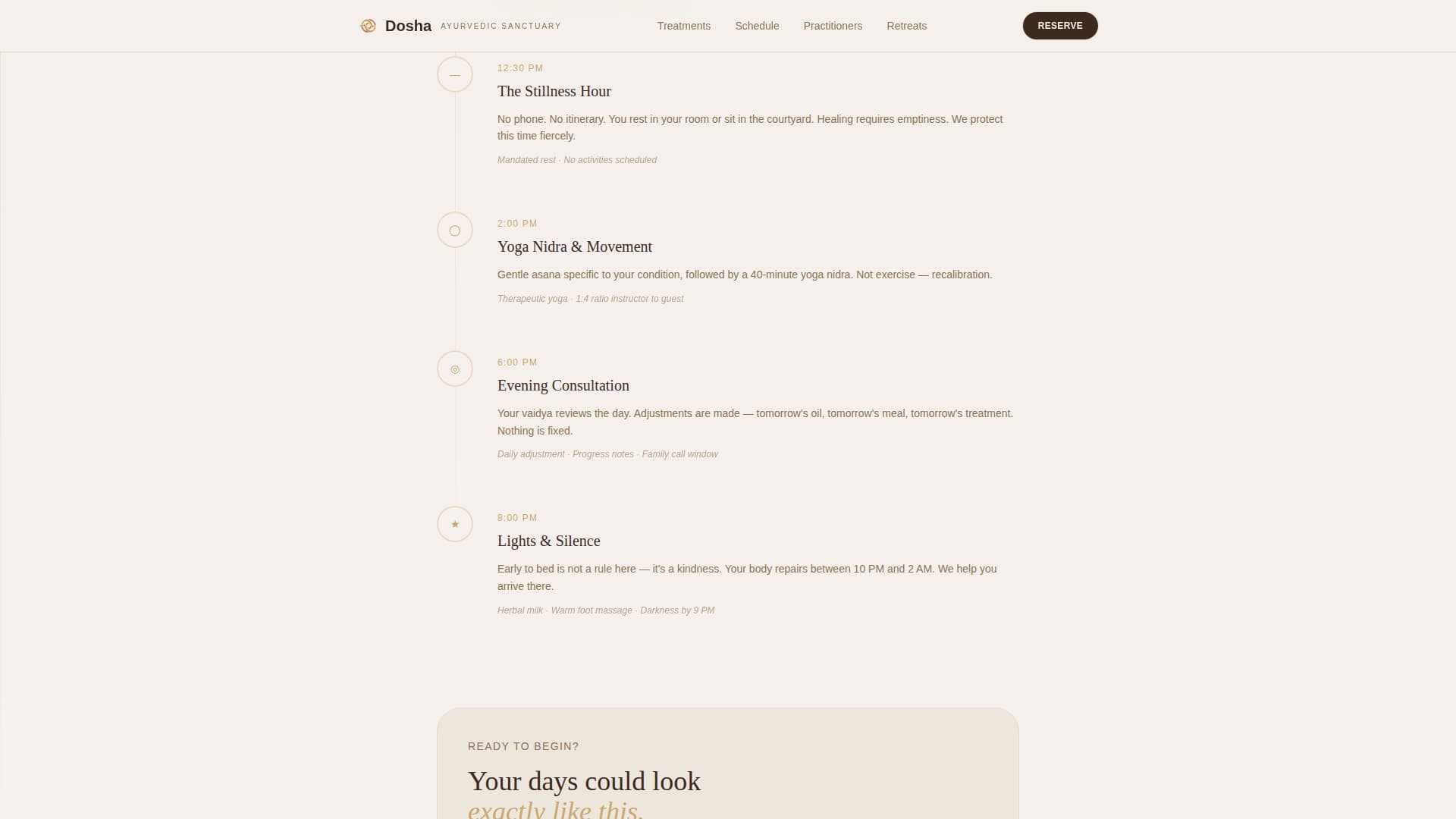 Wellness Retreat & Resort Booking Website Template