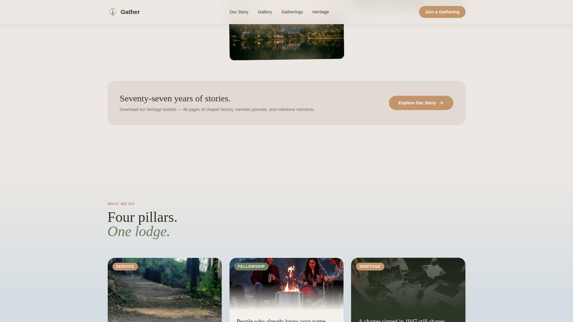 Alumni & Membership Association Professional Website Template