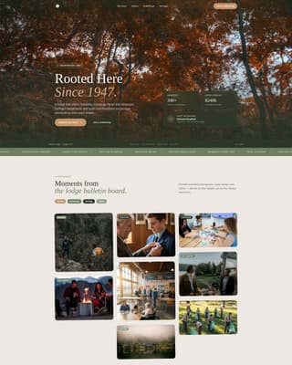 Alumni & Membership Association Professional Website Template