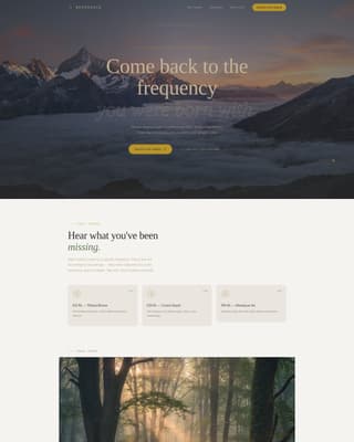 Wellness Modalities Appointment Booking Website Template