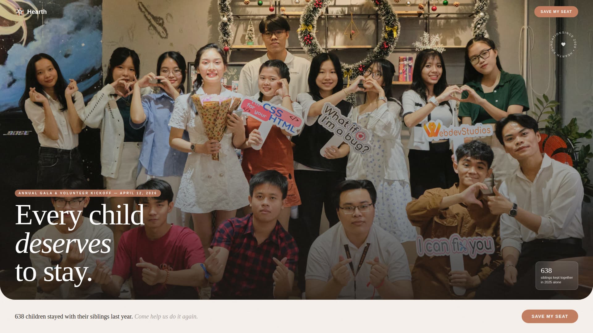 Child Welfare Nonprofit Reviews Website Template