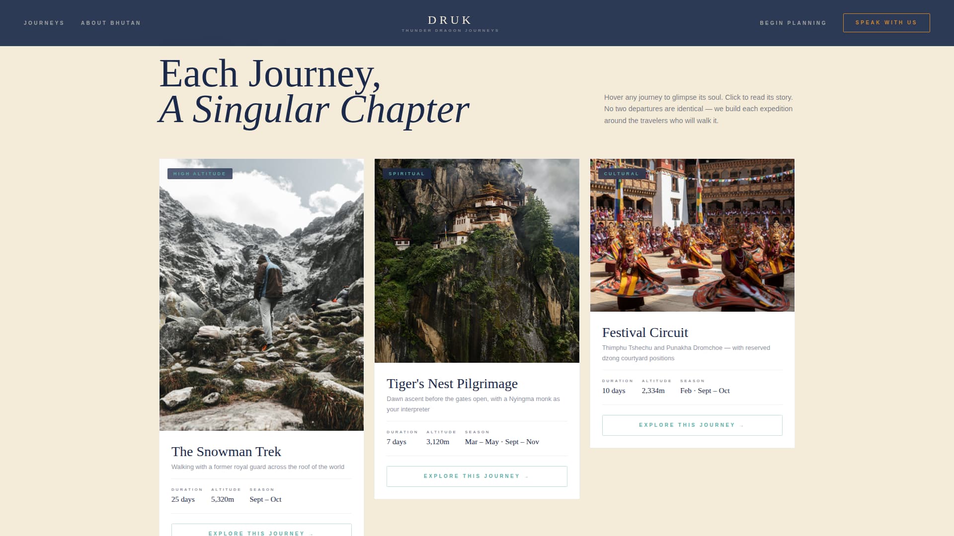 Bhutan Travel Reviews Website Template