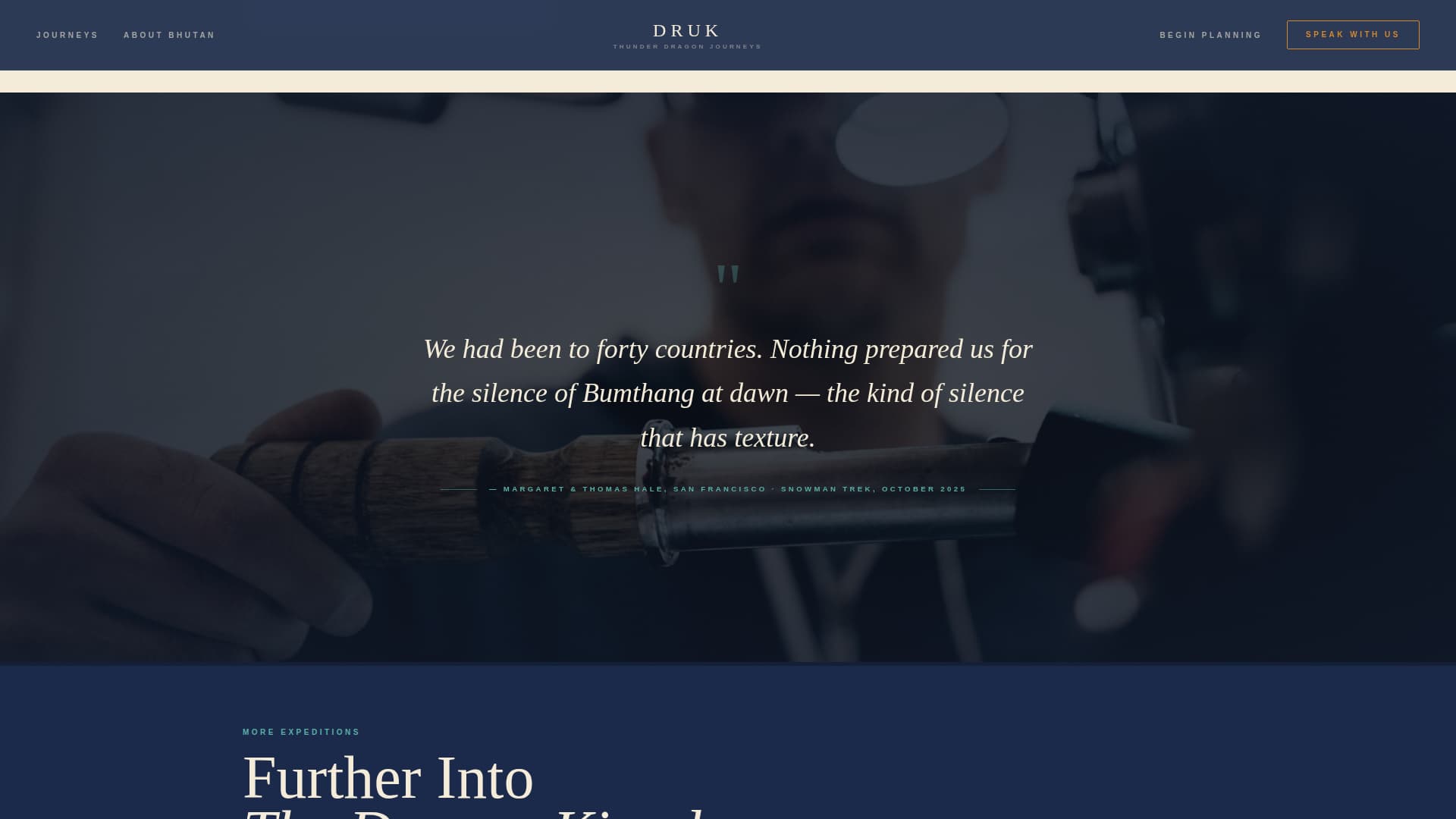 Bhutan Travel Reviews Website Template
