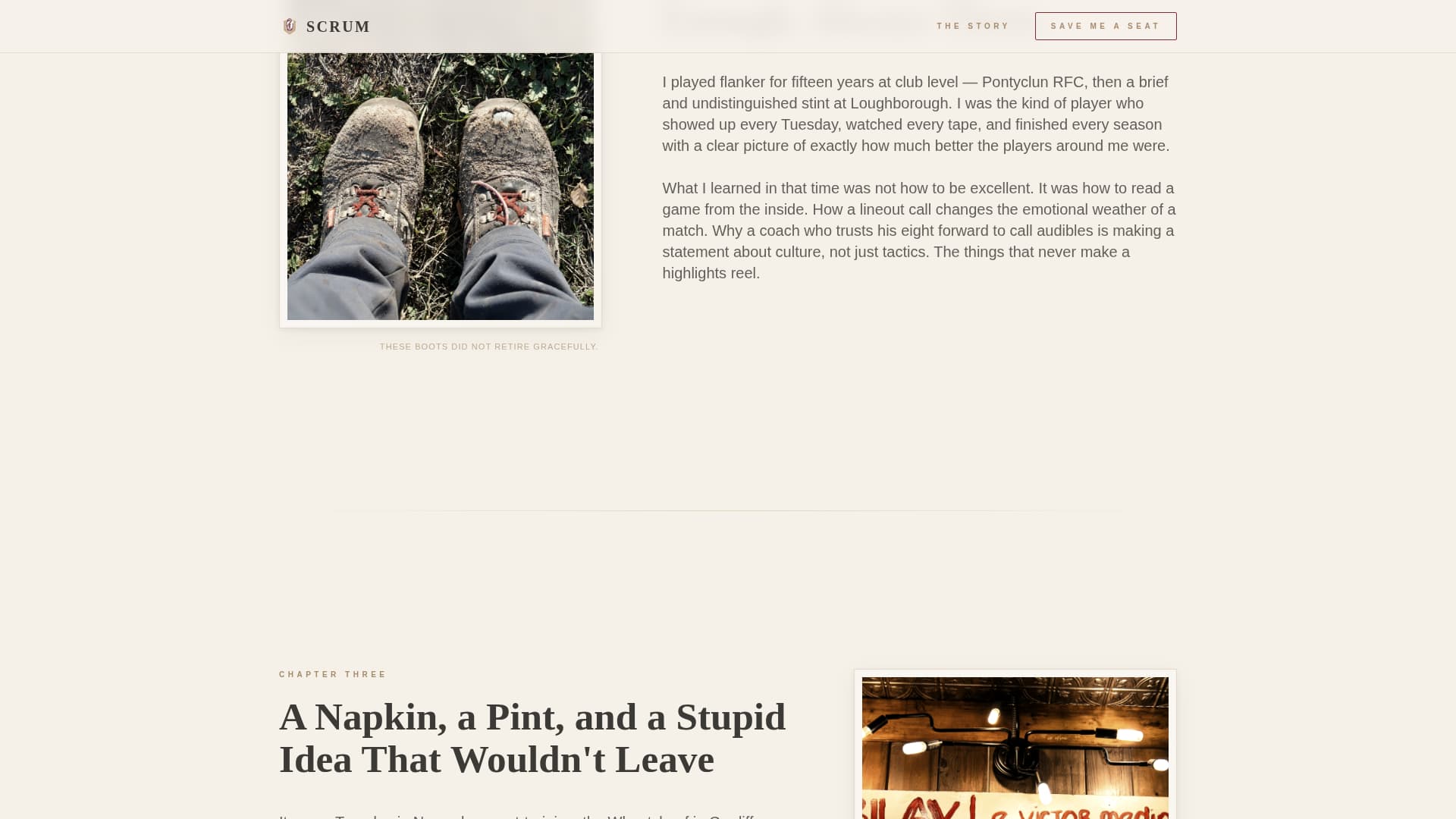 Complete Sports Blog Pre-Launch & Coming Soon Website Template