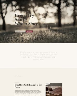 Complete Sports Blog Pre-Launch & Coming Soon Website Template