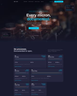 Plate — Expert Electroplating Services Landing Page Template