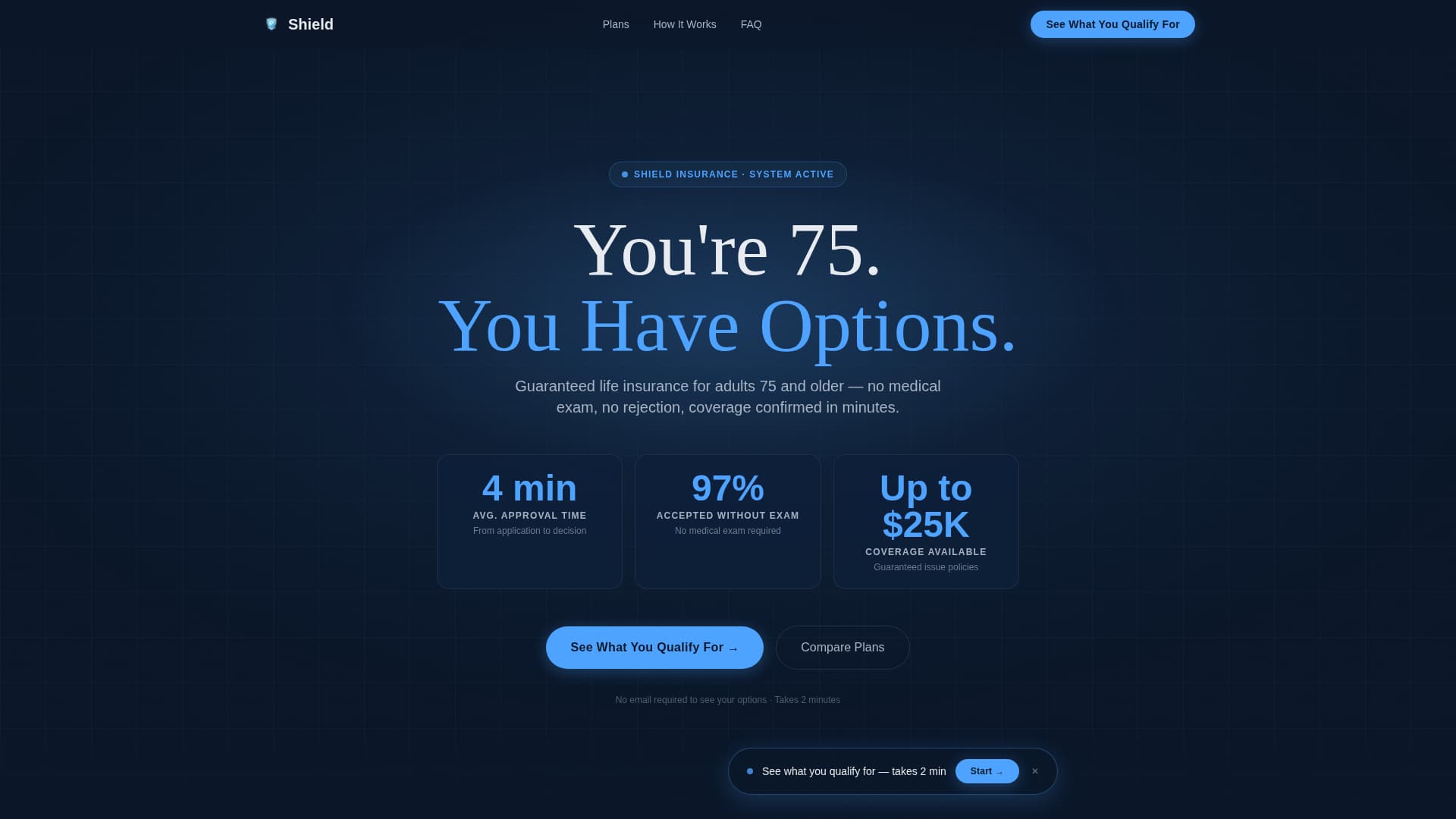 Safeguard — Authoritative Senior Insurance Landing Page Template
