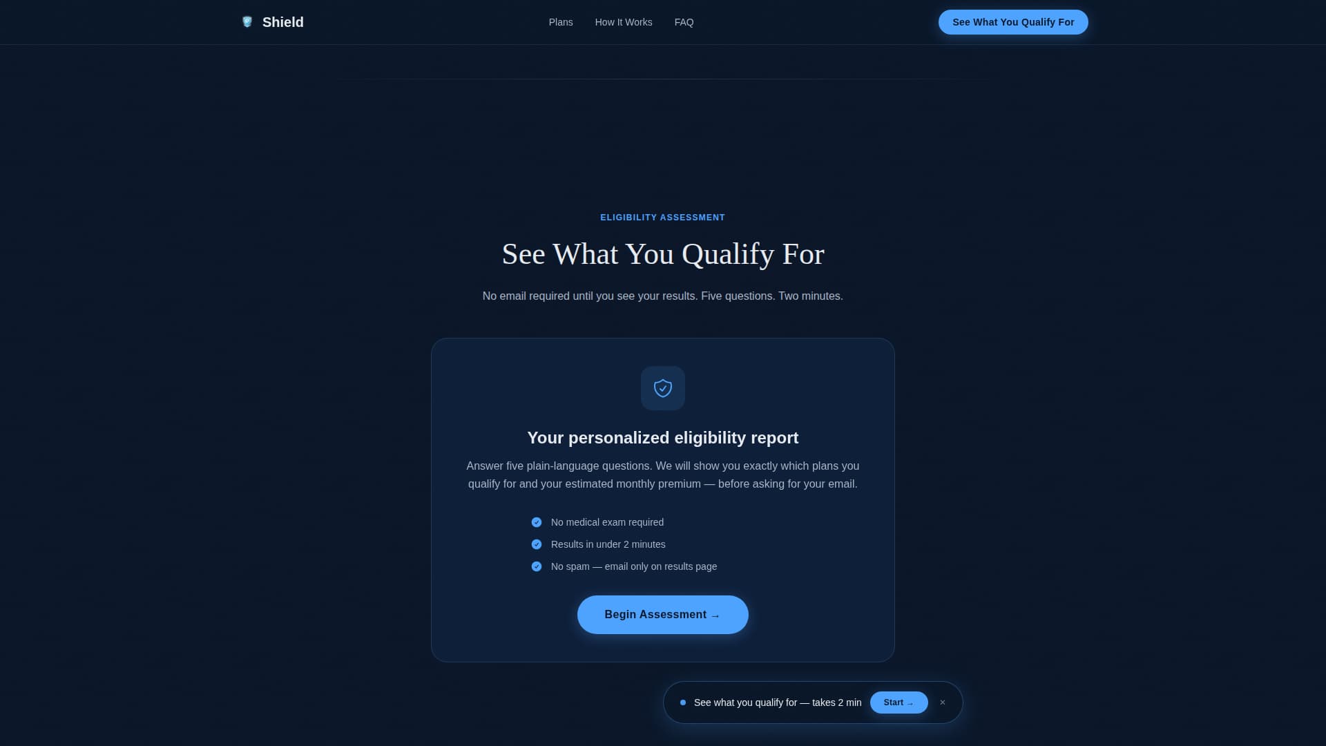 Safeguard — Authoritative Senior Insurance Landing Page Template