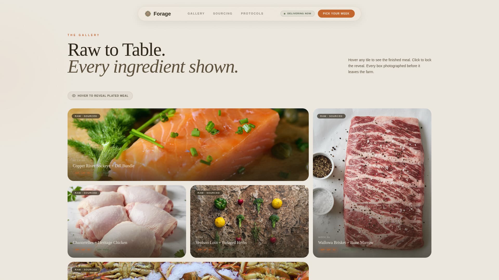 Paleo Food & Dining Booking Website Template