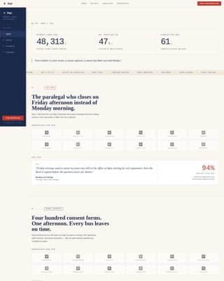 LegalTech & Compliance Software Portfolio Website Template