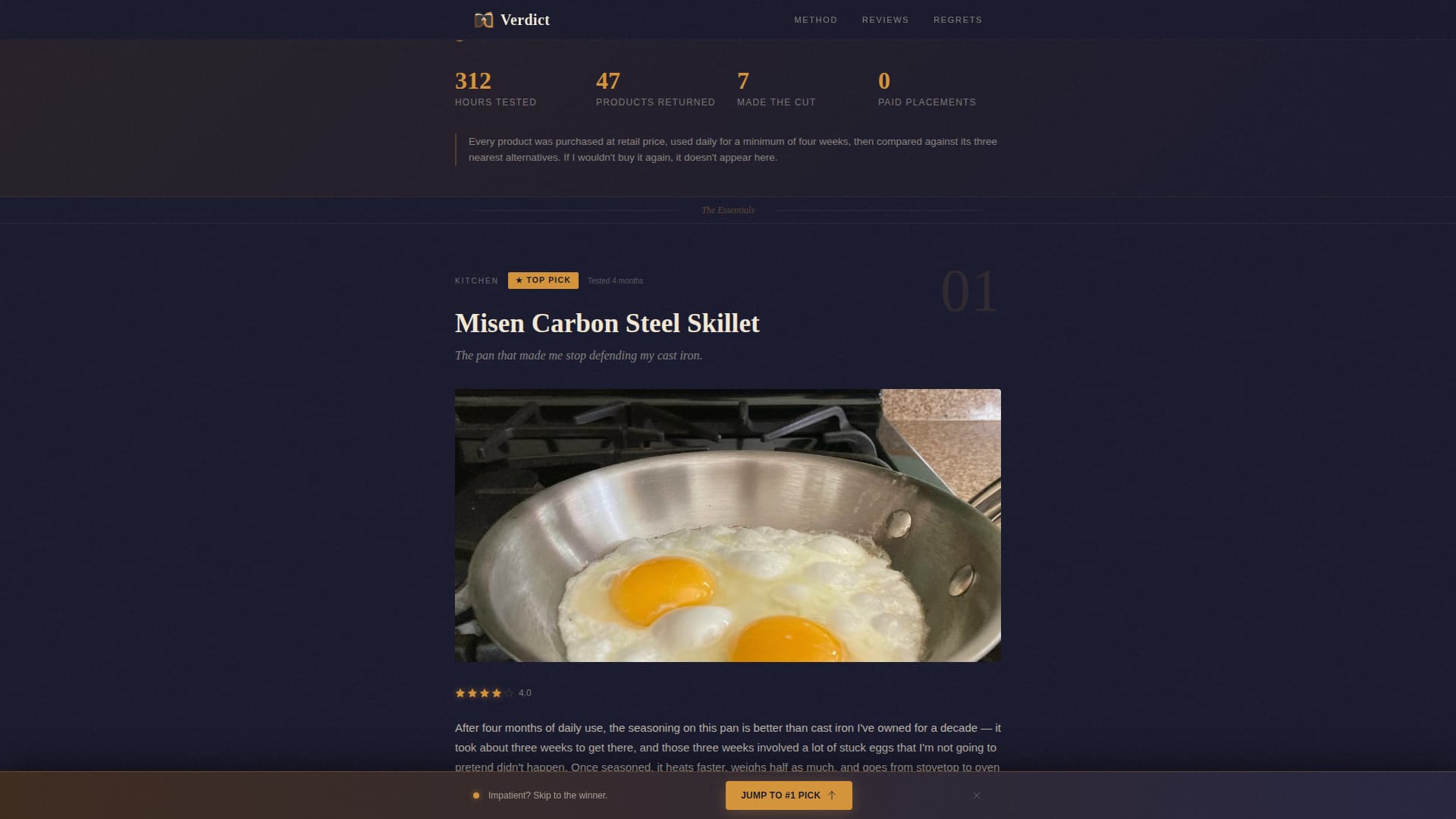 Review & Comparison Site Reviews Website Template