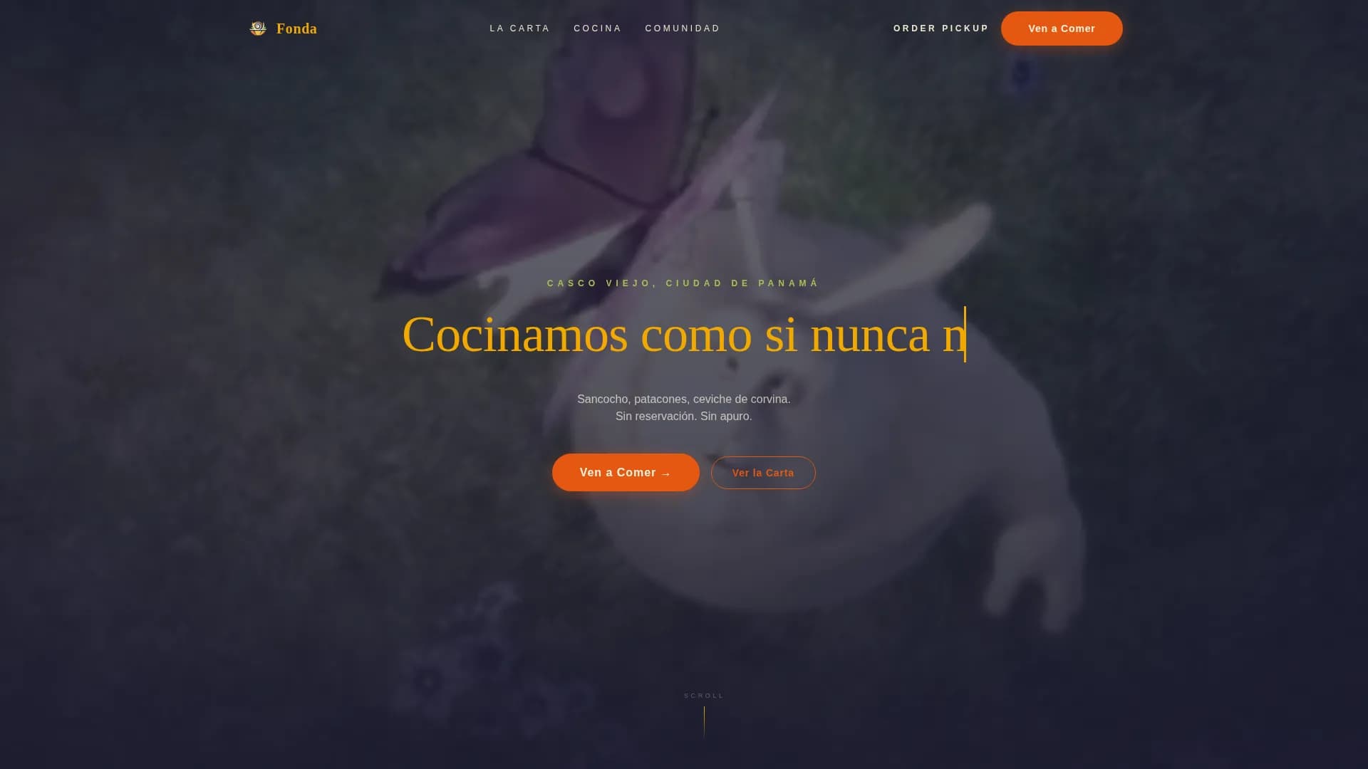 Casa — Retro Panamanian Landing Page Template