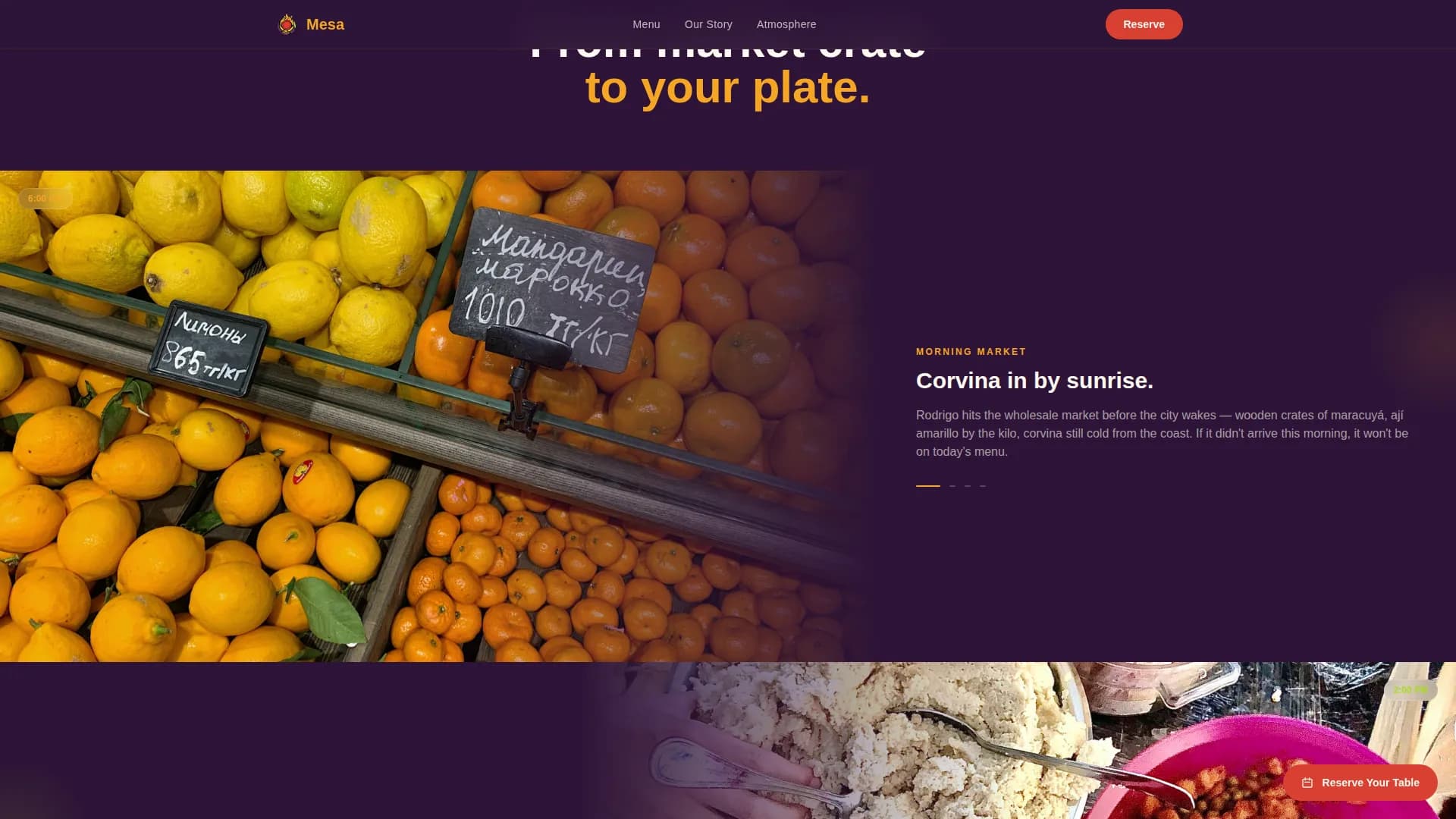Local Regional & Ethnic Restaurant Professional Website Template