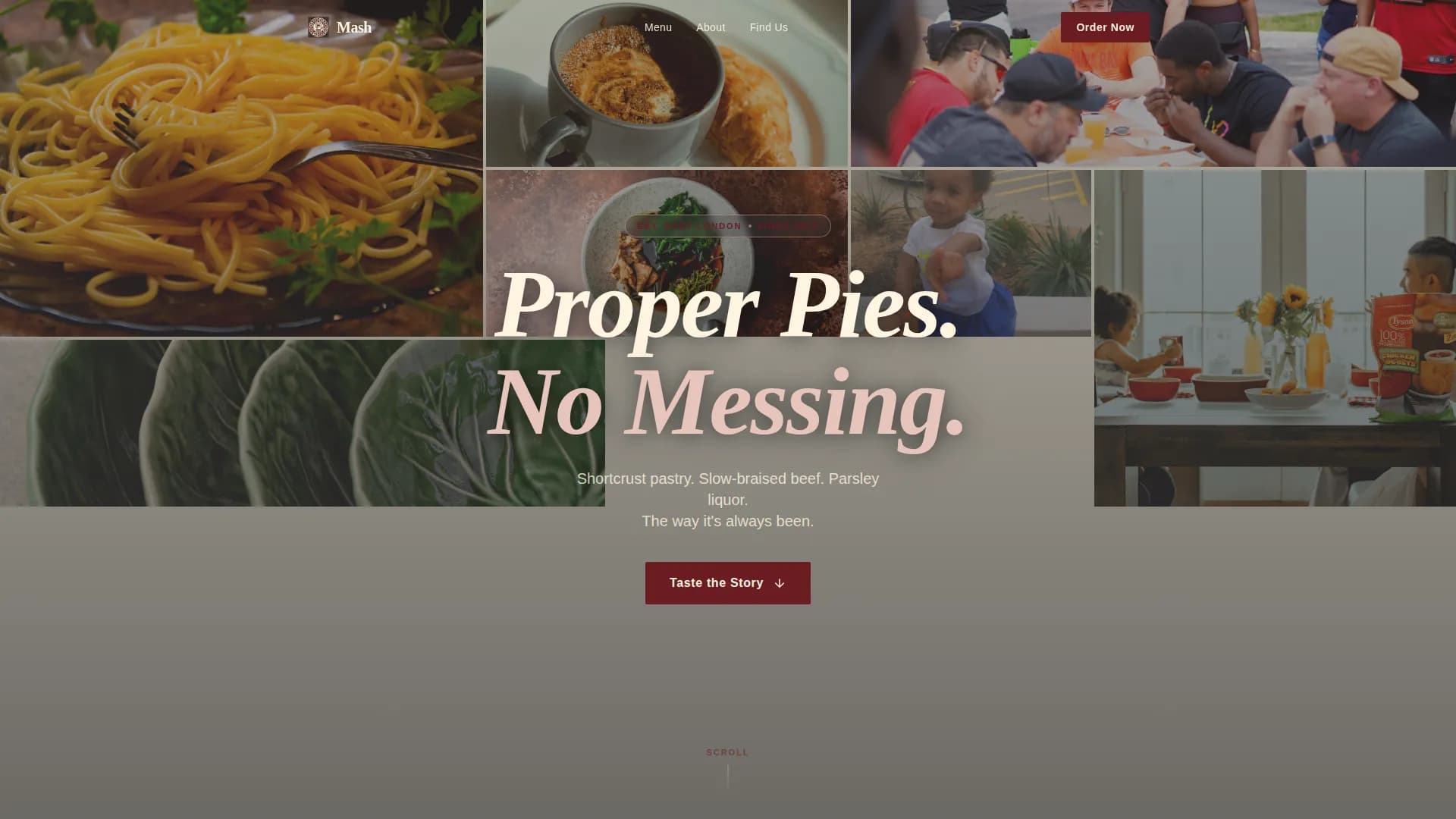 Regional & Specialty Restaurant Professional Website Template