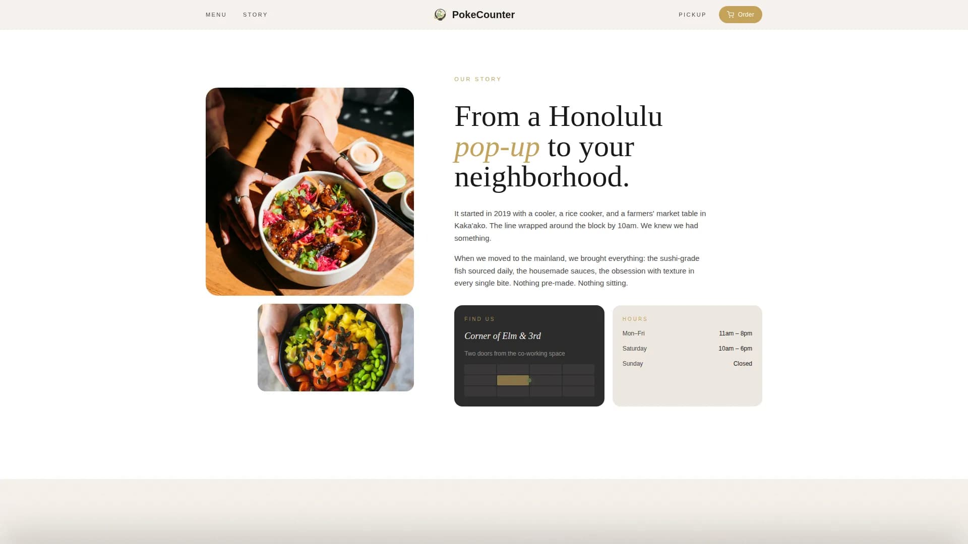 Regional & Specialty Restaurant Professional Website Template