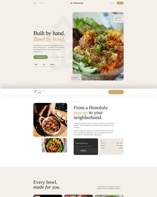 Regional & Specialty Restaurant Professional Website Template