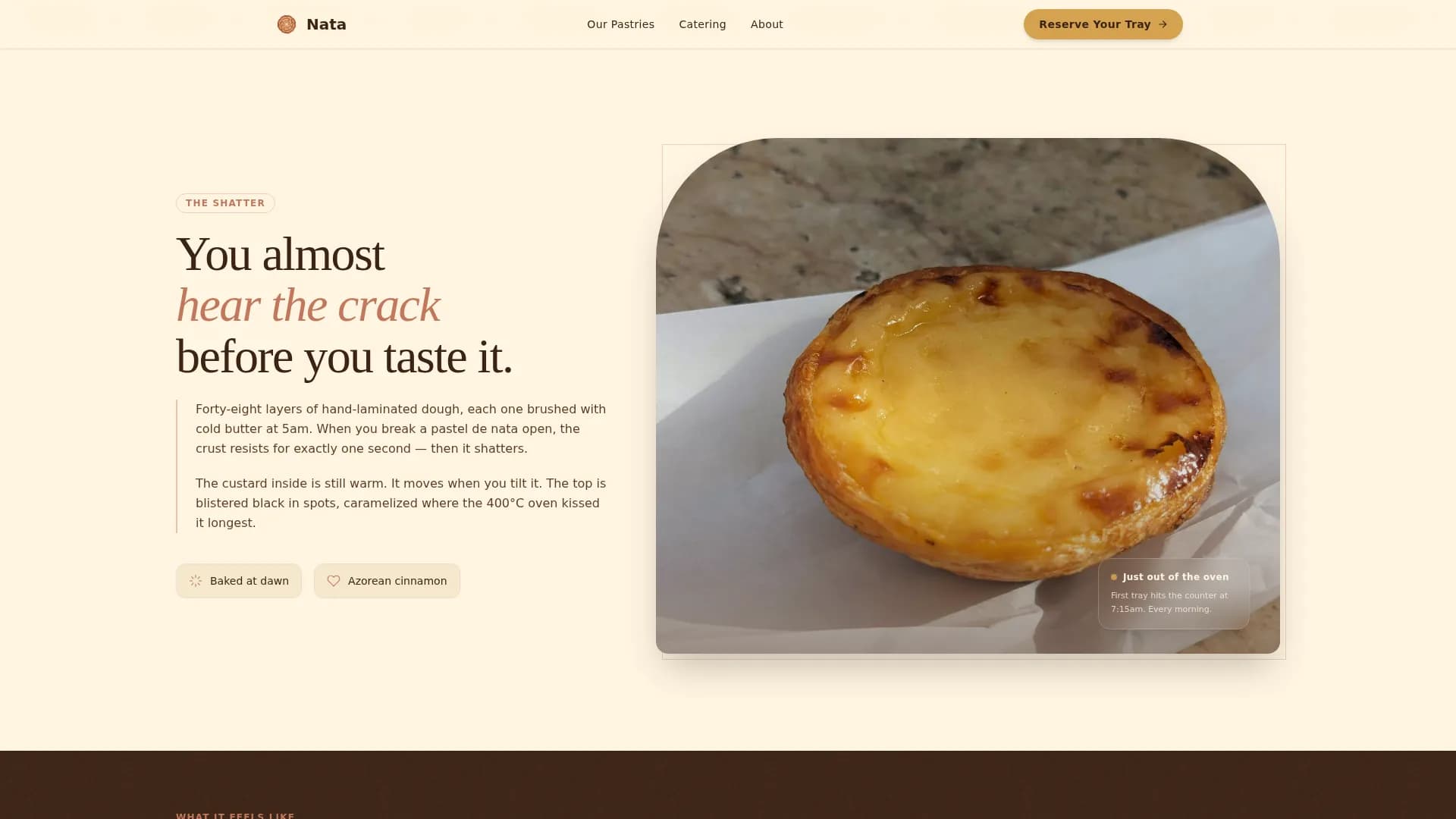 Pastel — Wood-Fired Bakery Landing Page Template