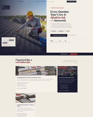 Codify — Authoritative Roofing Contractor Landing Page Template