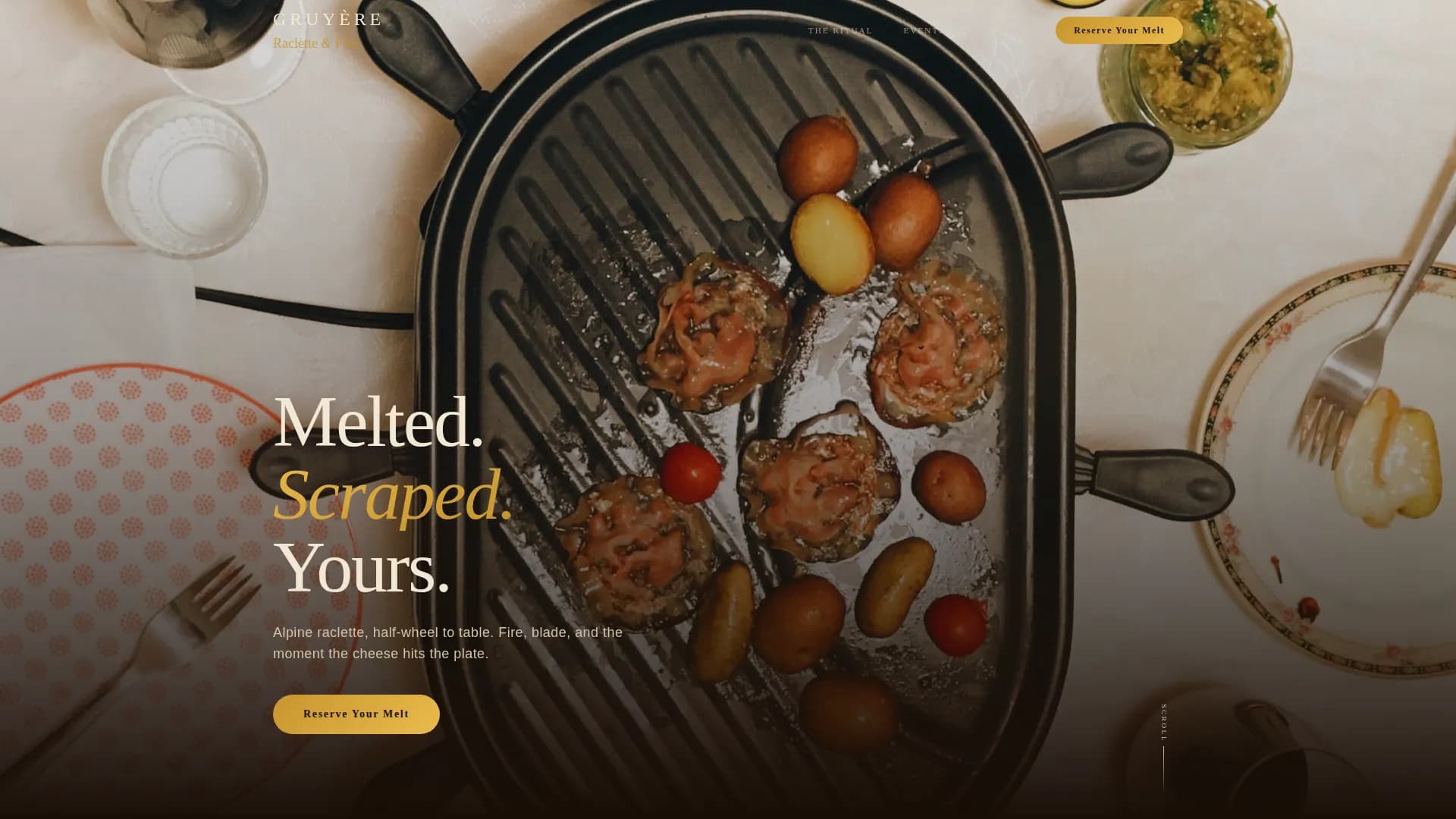 Regional & Specialty Restaurant Appointment Booking Website Template
