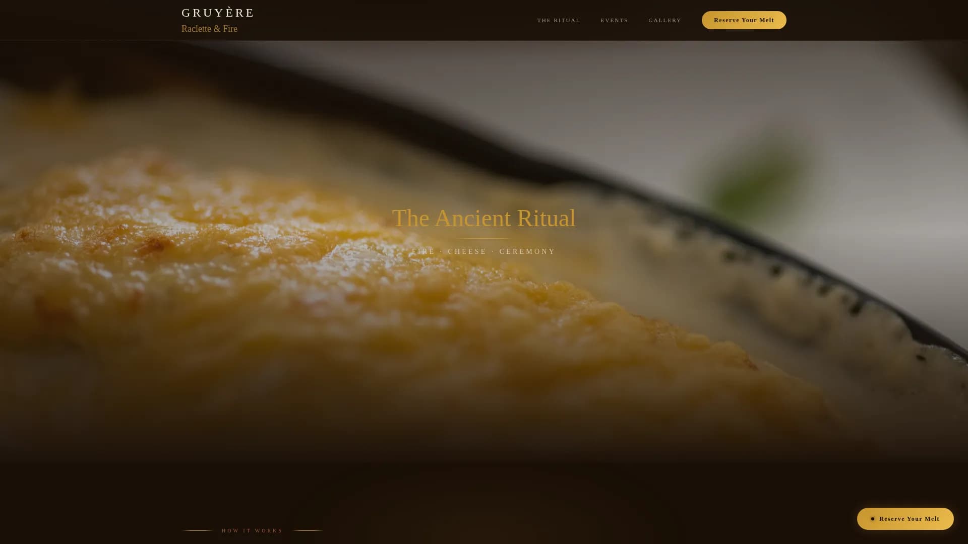 Regional & Specialty Restaurant Appointment Booking Website Template