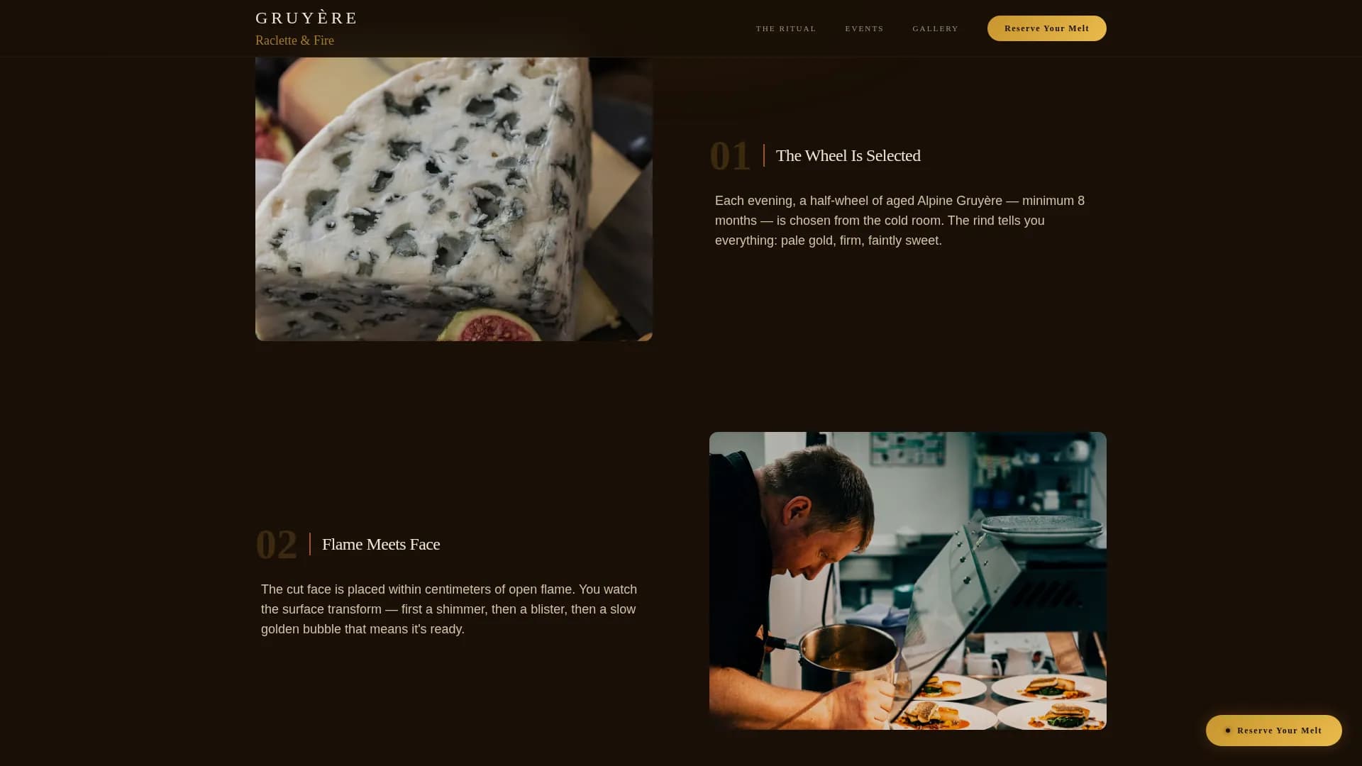 Regional & Specialty Restaurant Appointment Booking Website Template