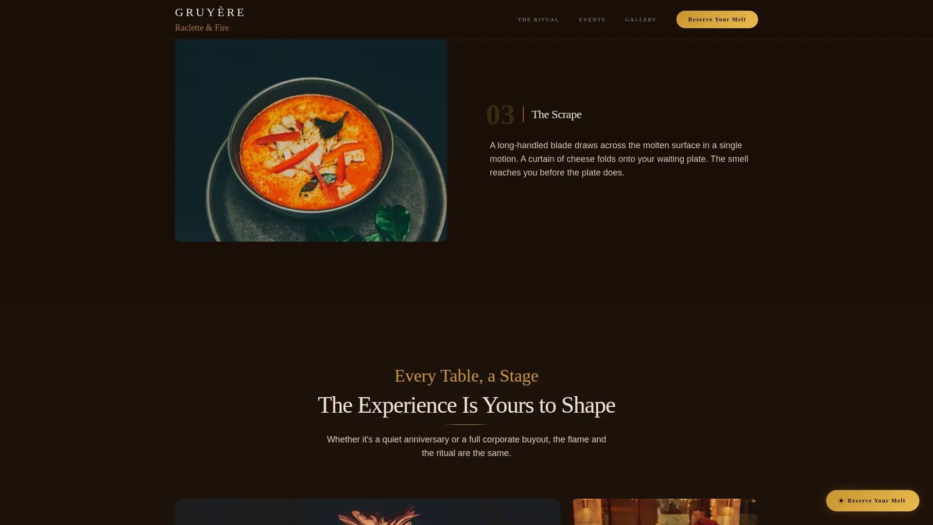 Regional & Specialty Restaurant Appointment Booking Website Template