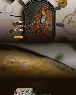 Regional & Specialty Restaurant Appointment Booking Website Template