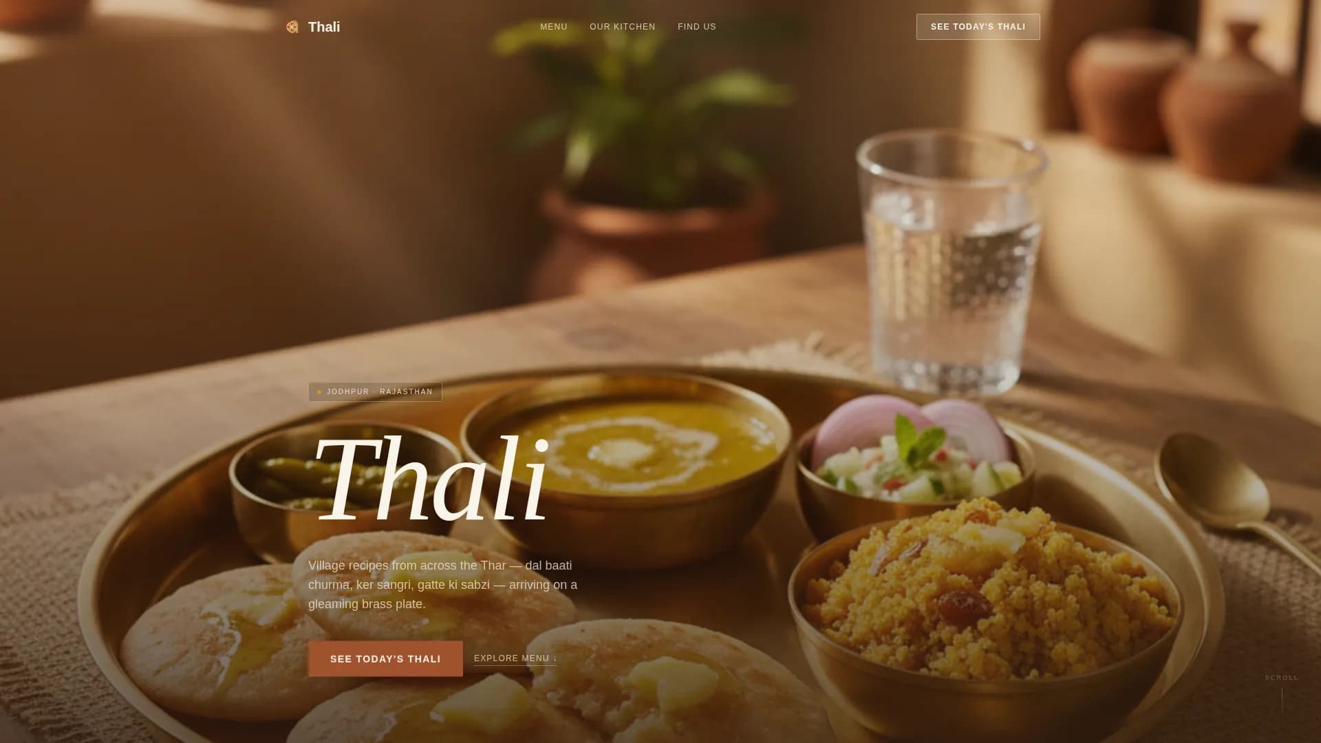 Regional & Specialty Restaurant Professional Website Template