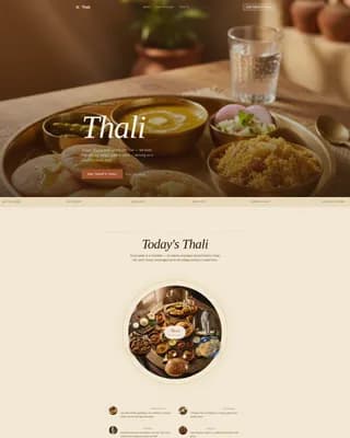 Regional & Specialty Restaurant Professional Website Template