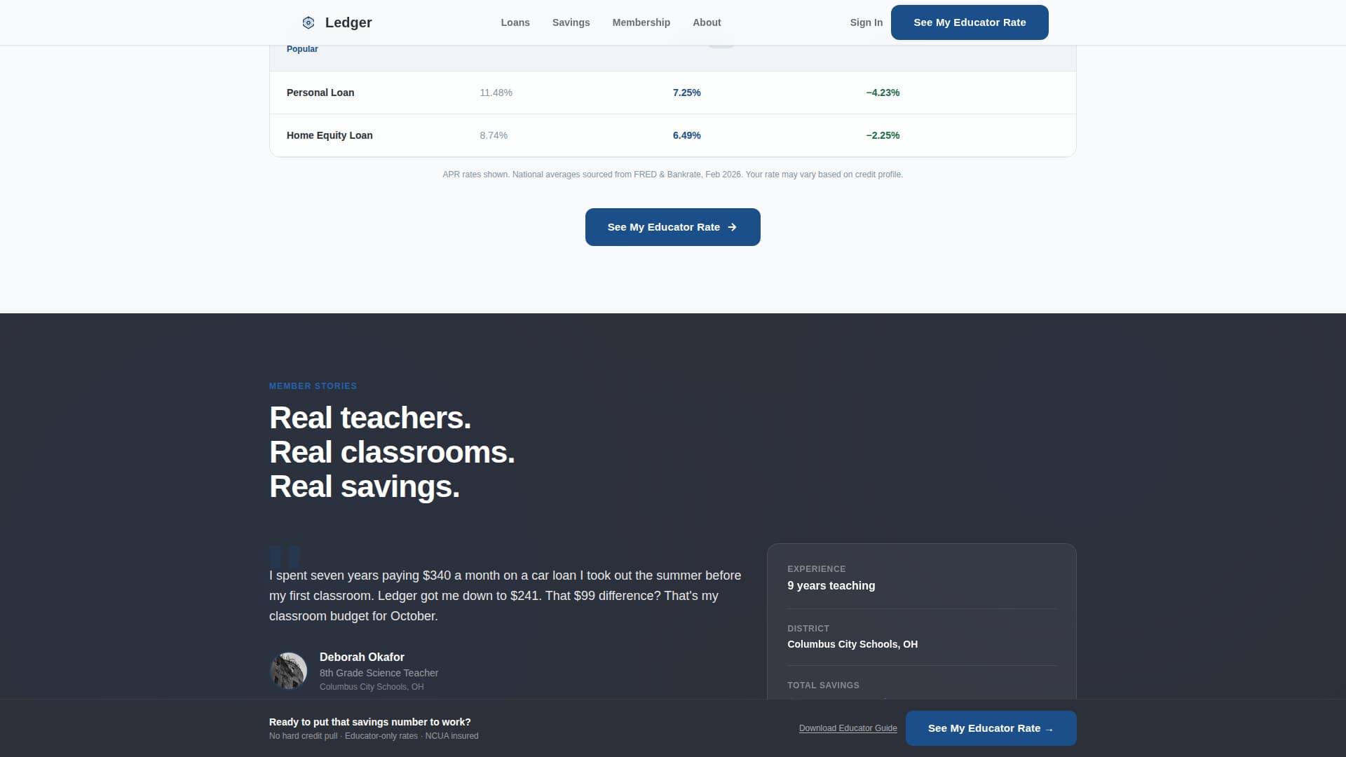Credit Union & Cooperative Careers Website Template