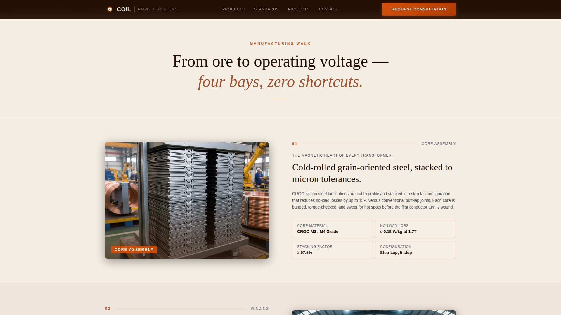 Torque — Authoritative Electrical Transformer Landing Page Template