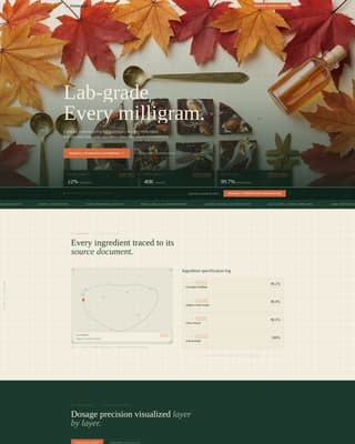 Infuse — Precision Cannabis Edibles Landing Page Template