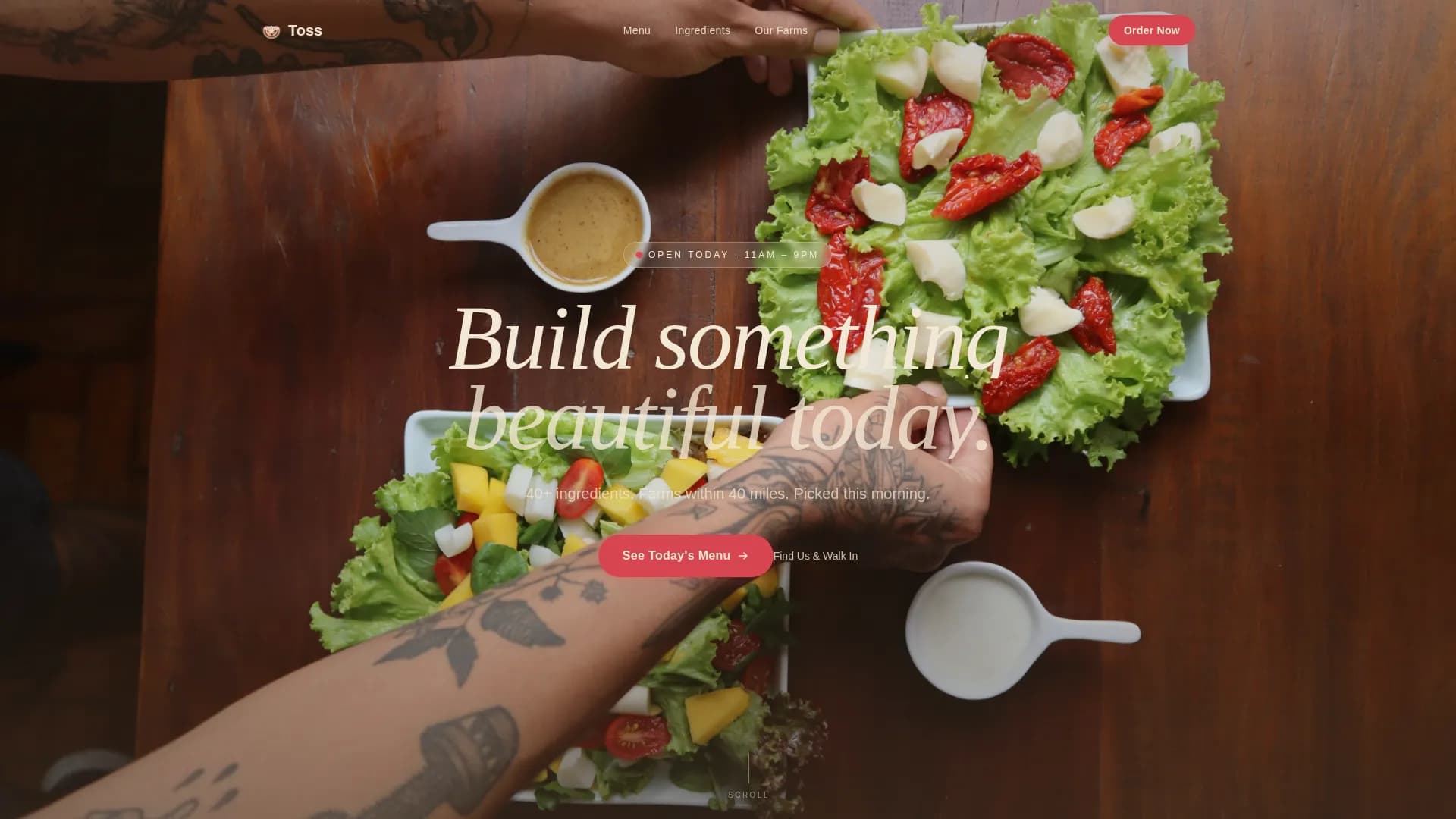 Premium Regional & Specialty Restaurant Portfolio & Case Study Website Template
