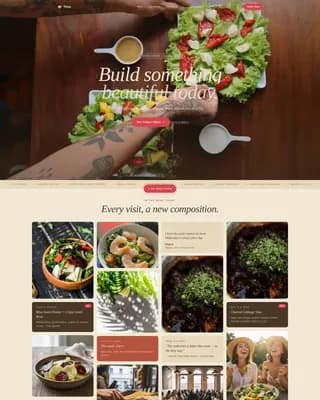 Premium Regional & Specialty Restaurant Portfolio & Case Study Website Template