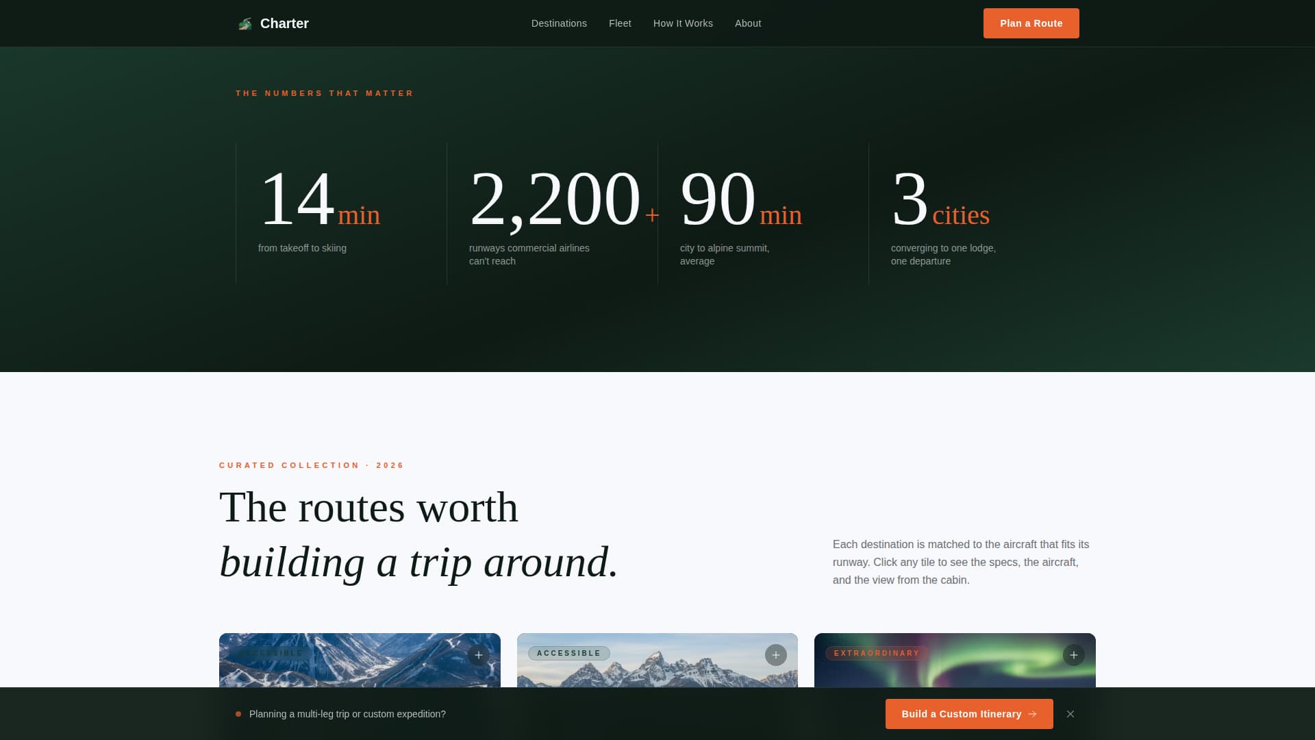 Ascend — Elite Aviation Services Landing Page Template