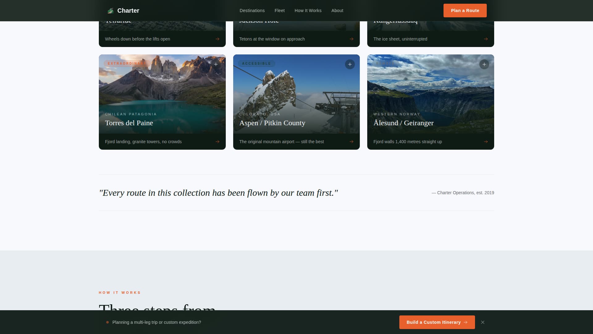 Ascend — Elite Aviation Services Landing Page Template