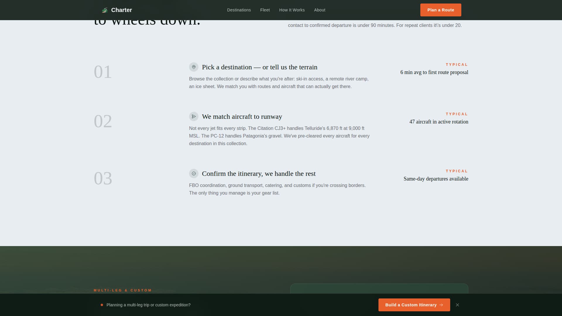 Ascend — Elite Aviation Services Landing Page Template