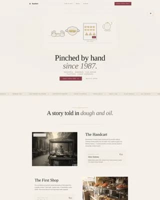 Regional & Specialty Restaurant Appointment Booking Website Template