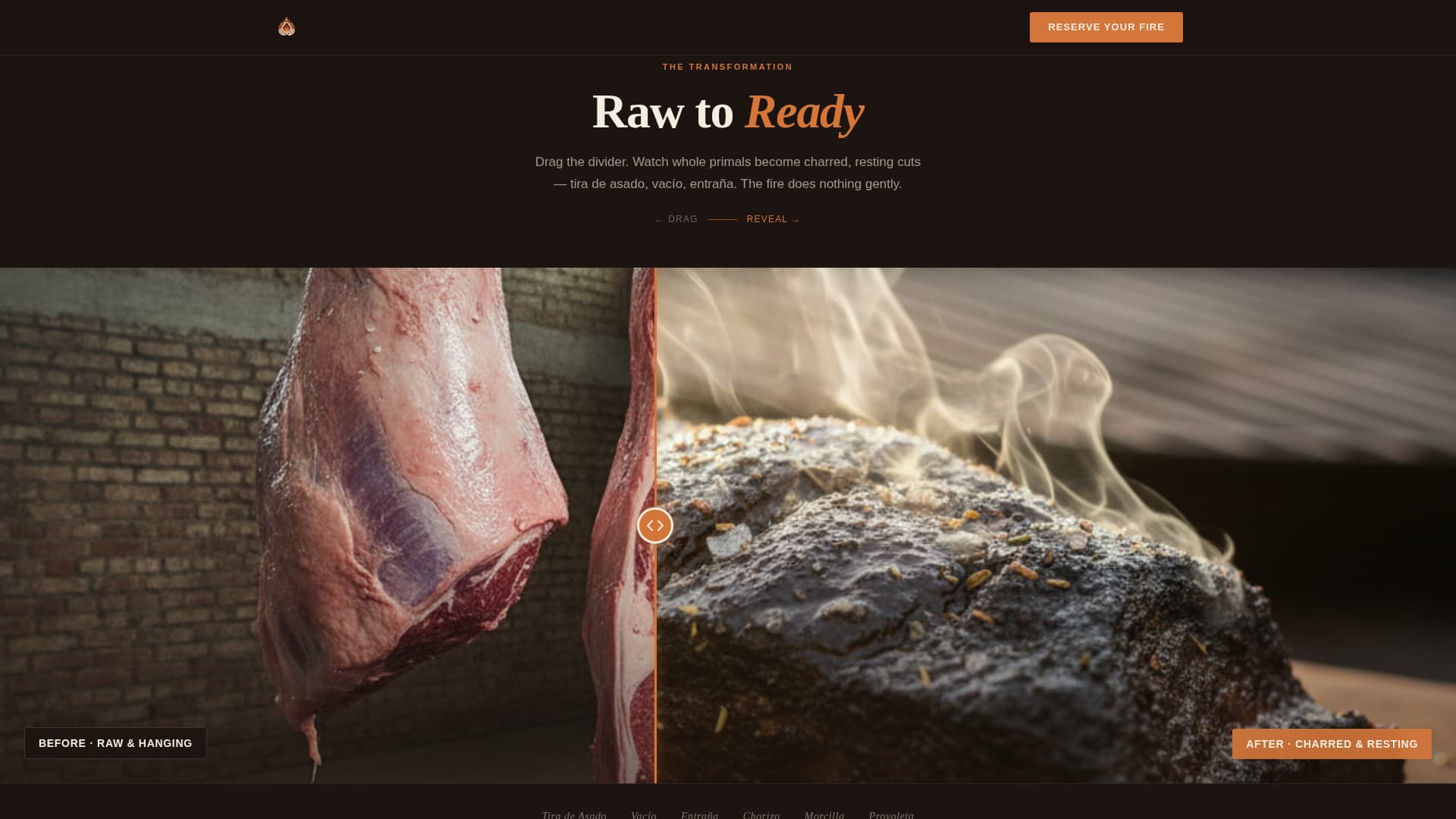 Flame — Sizzling Grill Restaurant Landing Page Template