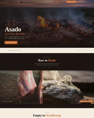 Flame — Sizzling Grill Restaurant Landing Page Template